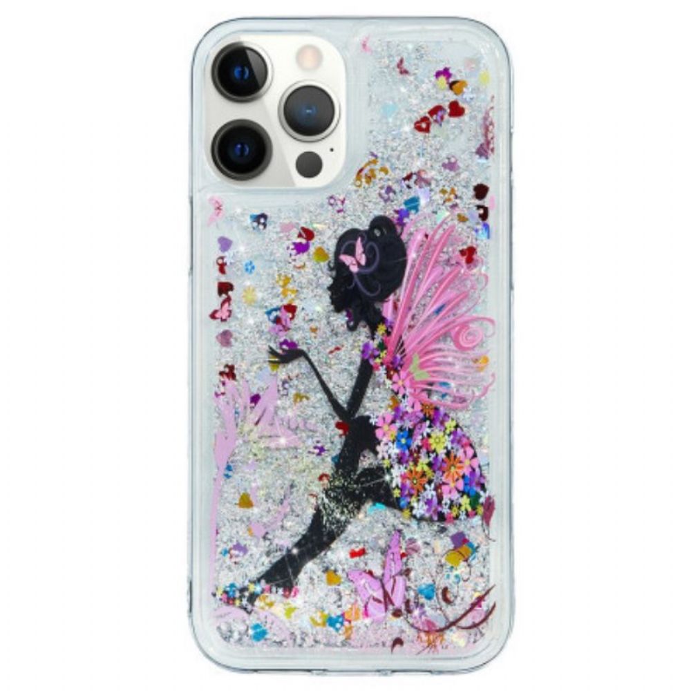 Hoesje voor iPhone 15 Pro Max Glitterhond