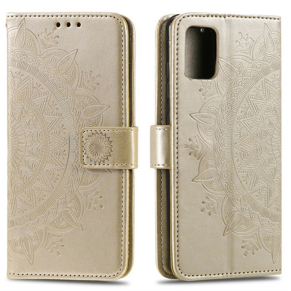 Flip Case voor Samsung Galaxy A51 5G Zon Mandala