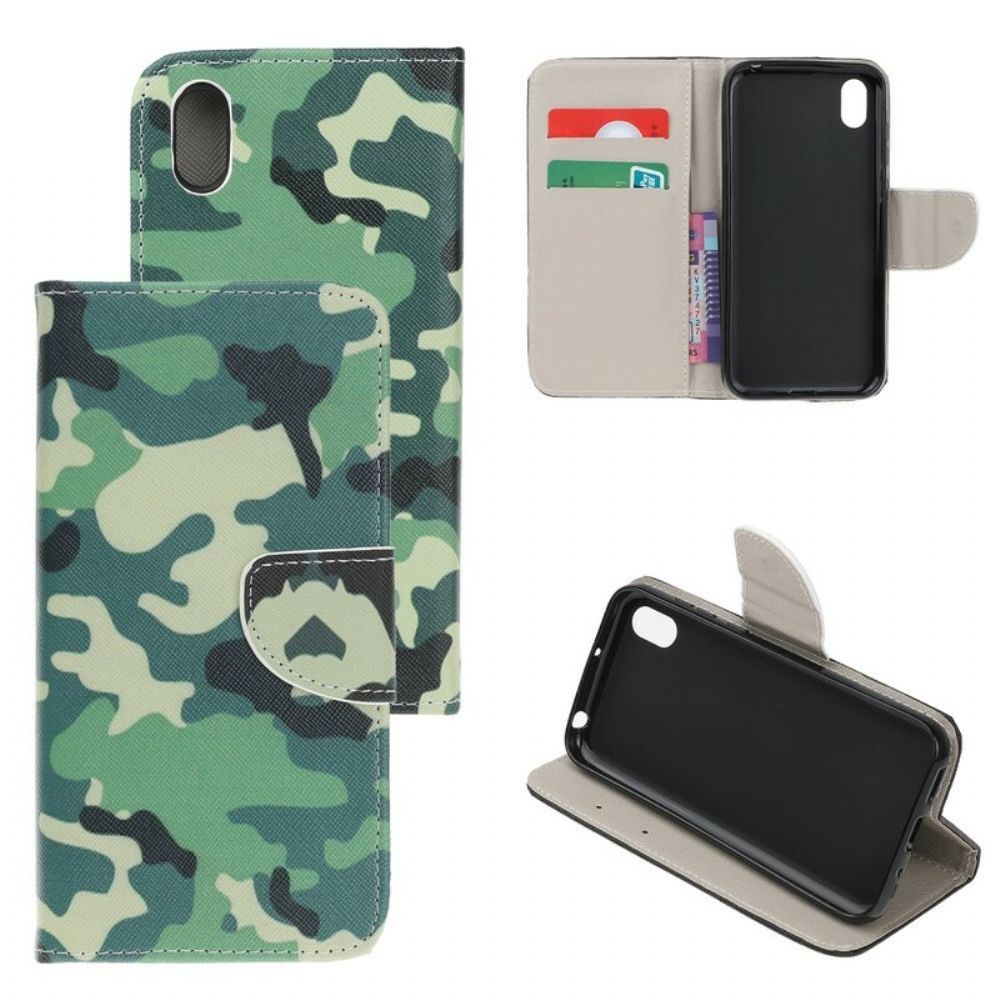 Folio-hoesje voor / Honor 8S Militaire Camouflage