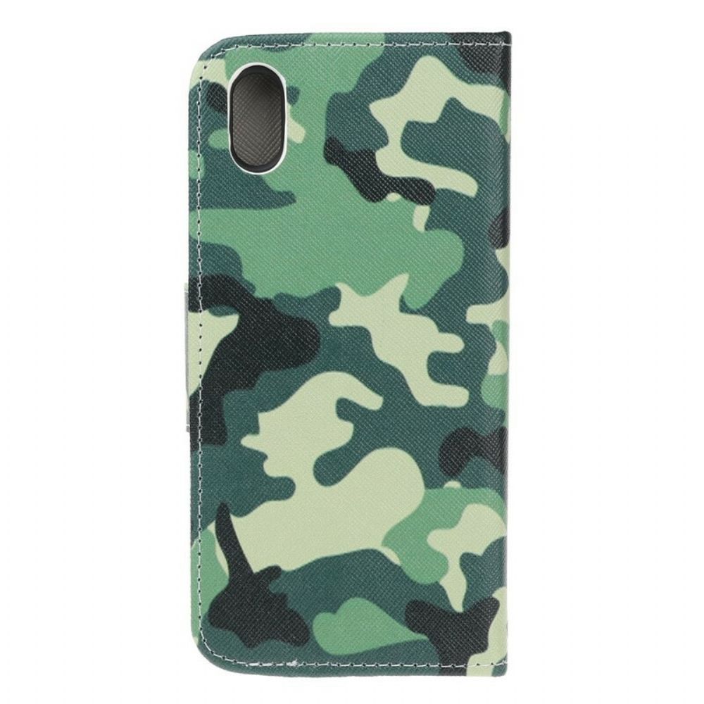 Folio-hoesje voor / Honor 8S Militaire Camouflage