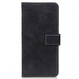 Flip Case voor Oppo Reno 7 Krokodillenleer Stijl