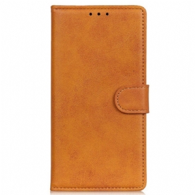 Flip Case voor Oppo Reno 7 Mat Lederen Stijl