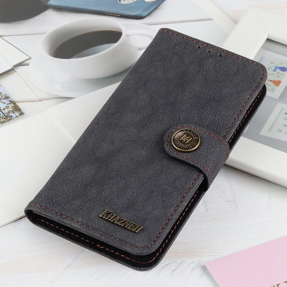 Flip Case voor Oppo Reno 7 Retro Split Kunstleer Khazneh