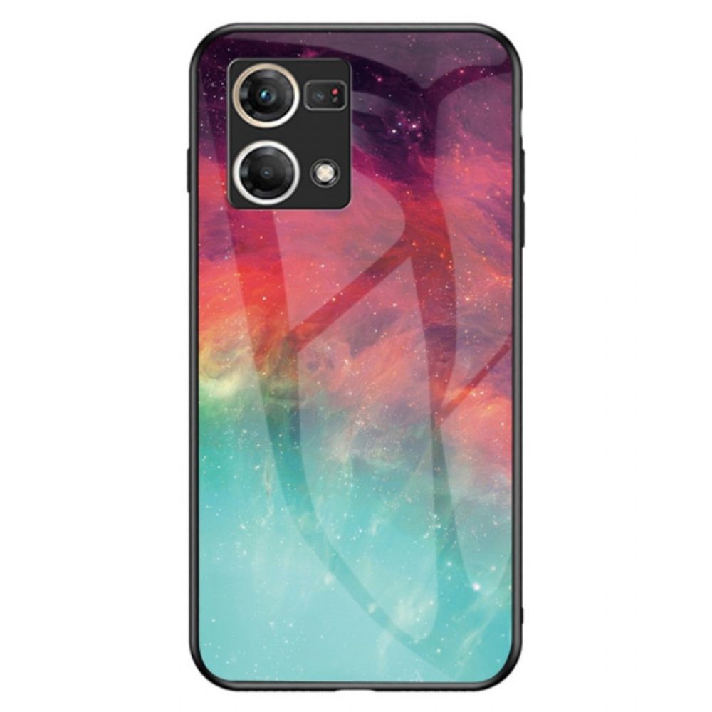 Hoesje voor Oppo Reno 7 Gehard Glaspatroon