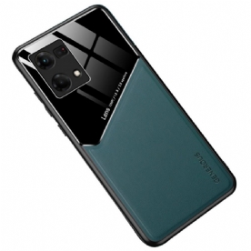 Hoesje voor Oppo Reno 7 Premium Kunstleer