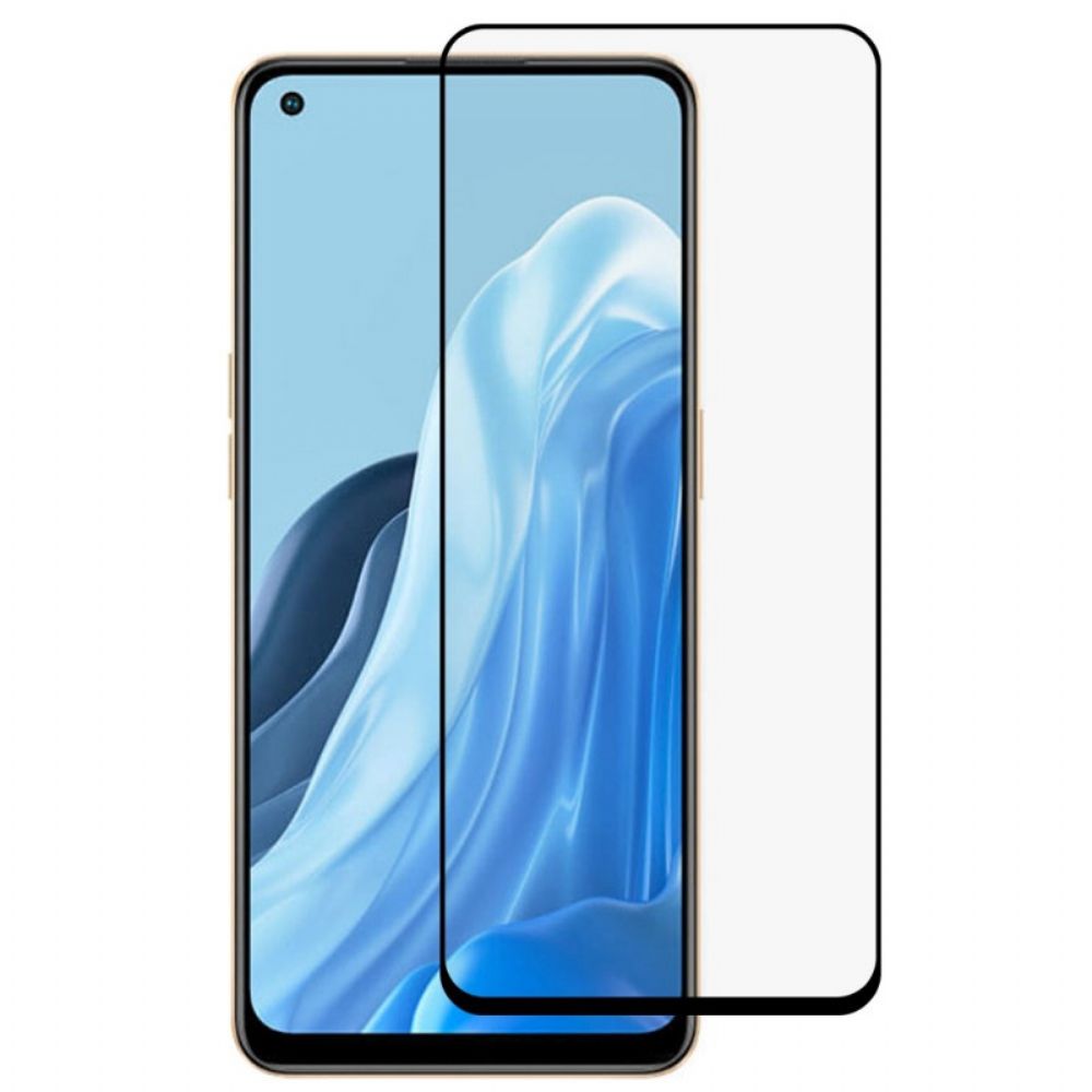 Oppo Reno 7 Gehard Glas Screenprotector Zwarte Randen