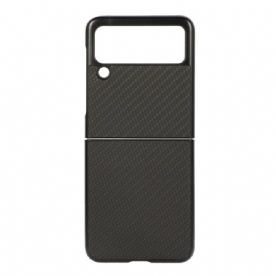 Hoesje voor Samsung Galaxy Z Flip 3 5G Folio-hoesje Koolstofvezel