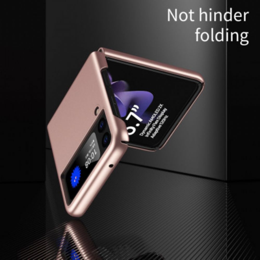 Hoesje voor Samsung Galaxy Z Flip 3 5G Folio-hoesje Metaal