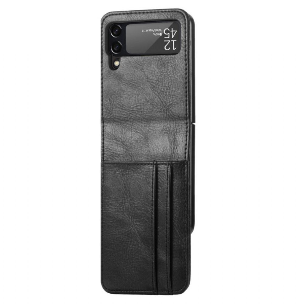 Hoesje voor Samsung Galaxy Z Flip 3 5G Portemonnee Folio-hoesje Stijl Leren Portemonnee