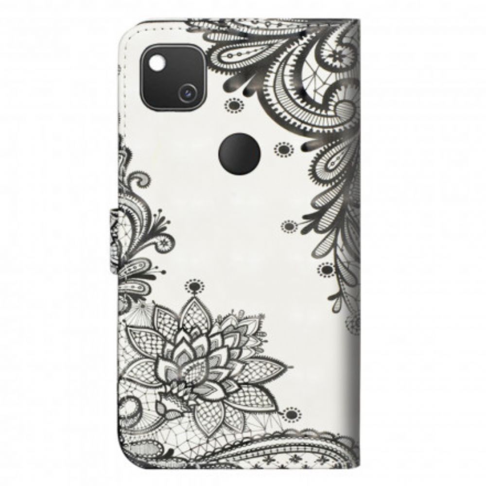 Flip Case voor Google Pixel 4a Kant Mandala