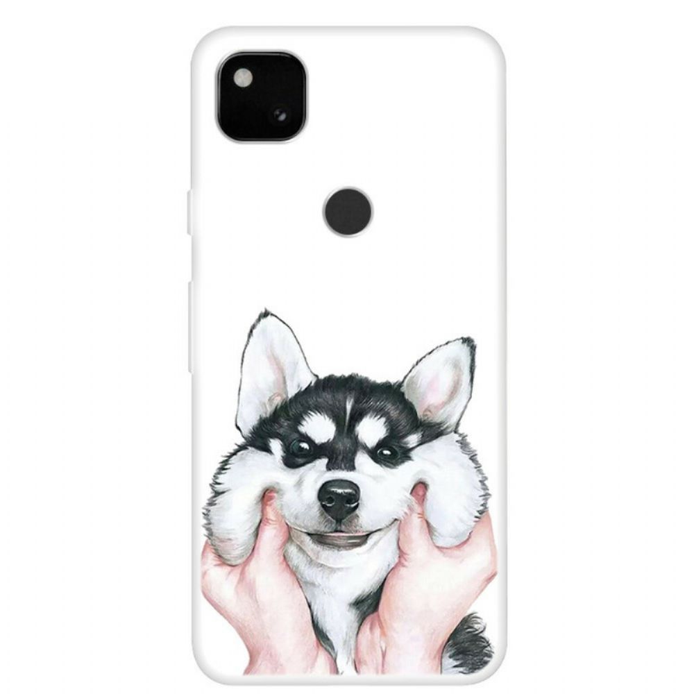 Hoesje voor Google Pixel 4a Lach Hond