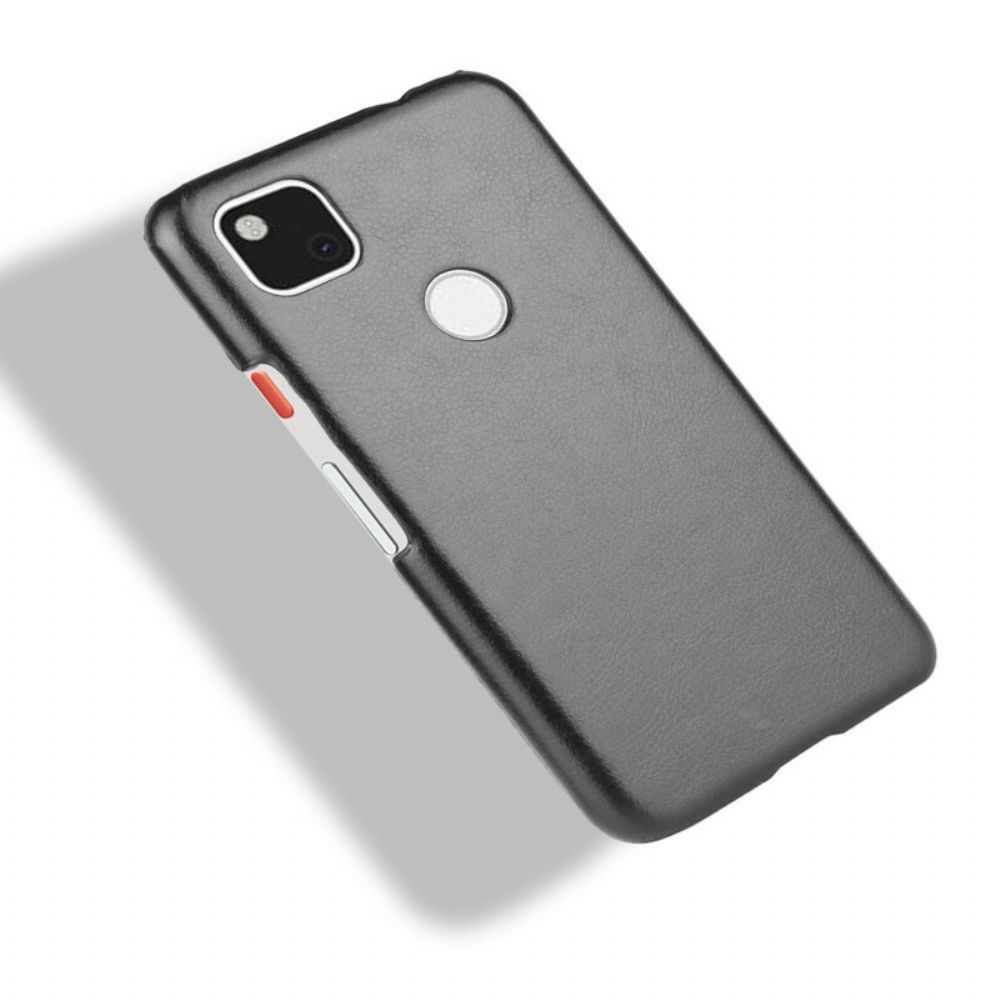 Hoesje voor Google Pixel 4a Prestaties Litchi Leder Effect