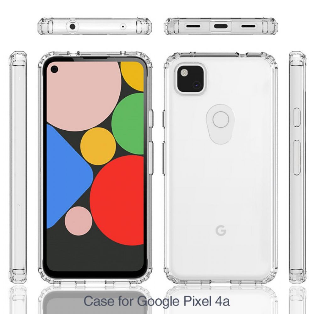 Hoesje voor Google Pixel 4a Transparant En Acryl