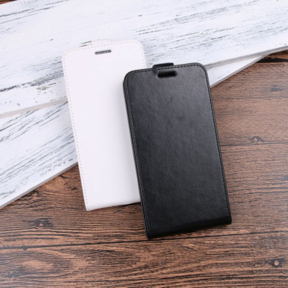 Folio-hoesje voor Xiaomi Redmi 6A Flip Case Verticaal Leereffect Met Flap