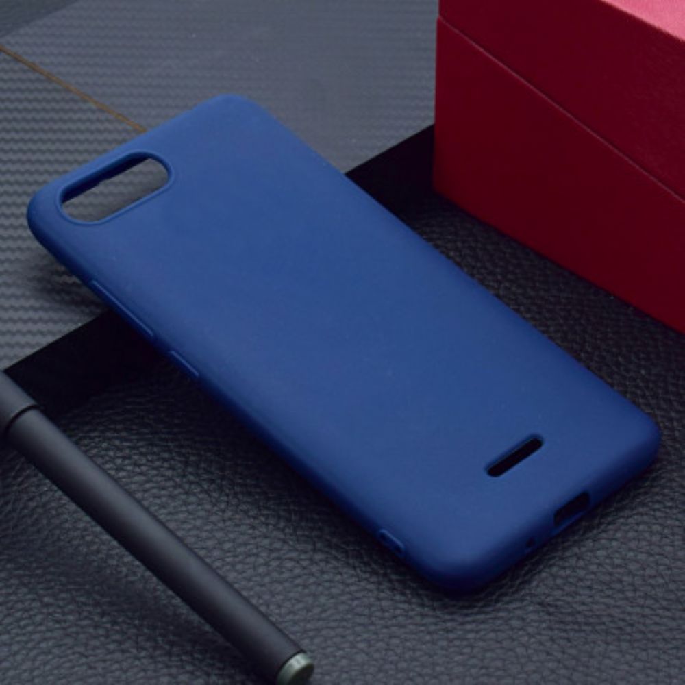 Hoesje voor Xiaomi Redmi 6A Flexibele Siliconen Mat