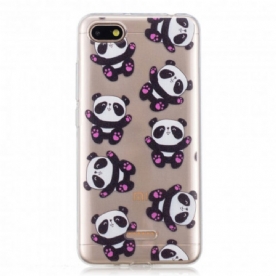 Hoesje voor Xiaomi Redmi 6A Top Panda's Leuk