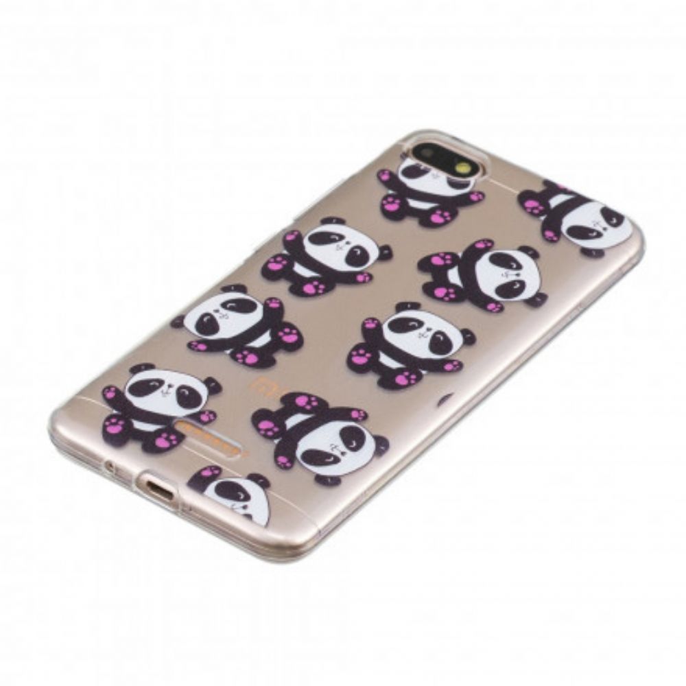 Hoesje voor Xiaomi Redmi 6A Top Panda's Leuk