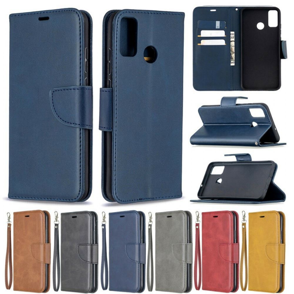 Flip Case voor Honor 9X Lite Folio-hoesje Gladde Schuine Klep