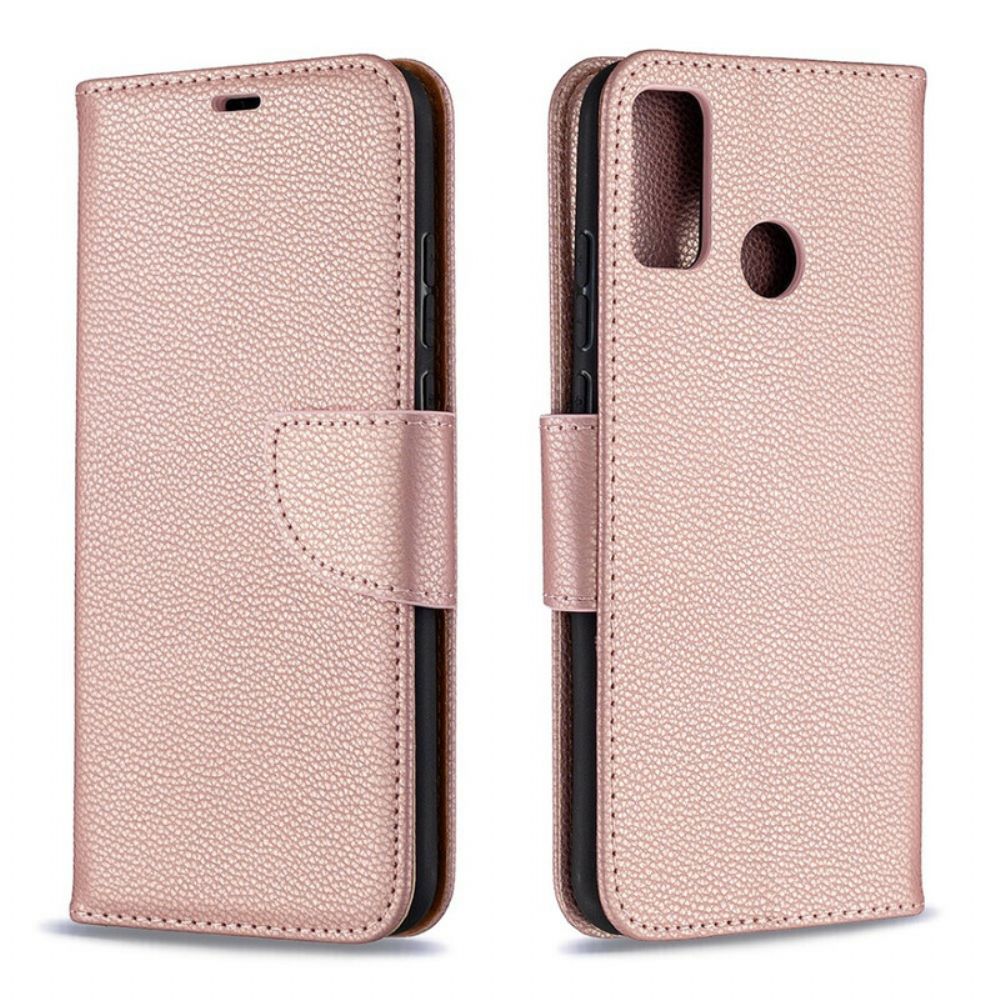 Folio-hoesje voor Honor 9X Lite Flip Case Litchi Flap Schuin