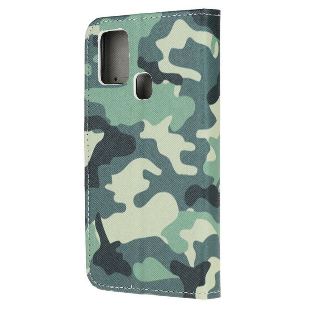 Folio-hoesje voor Honor 9X Lite Militaire Camouflage