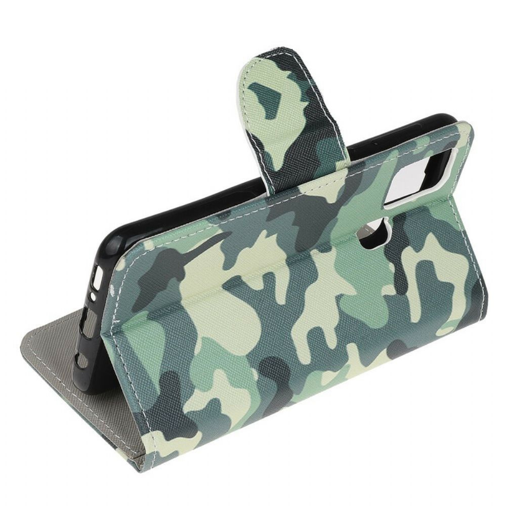 Folio-hoesje voor Honor 9X Lite Militaire Camouflage