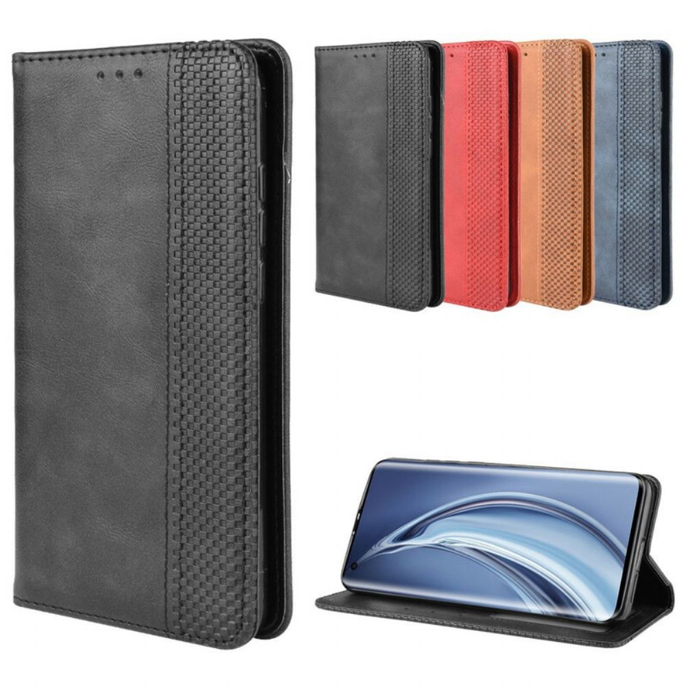 Bescherming Hoesje voor Xiaomi Mi 10 / 10 Pro Folio-hoesje Vintage Gestileerd Leereffect