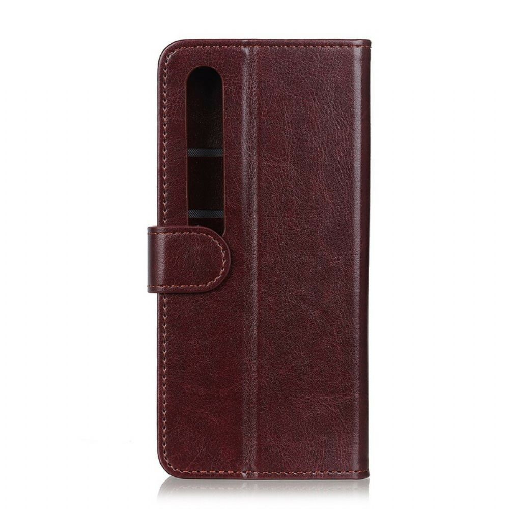 Folio-hoesje voor Xiaomi Mi 10 / 10 Pro Discreet Leereffect