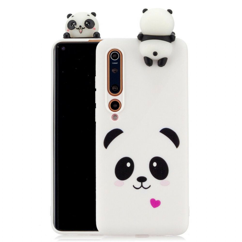 Hoesje voor Xiaomi Mi 10 / 10 Pro Liefde Panda 3d