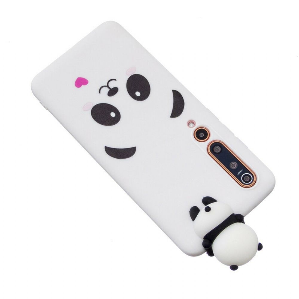 Hoesje voor Xiaomi Mi 10 / 10 Pro Liefde Panda 3d