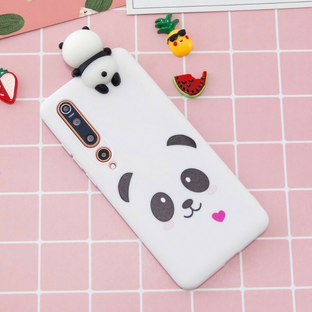 Hoesje voor Xiaomi Mi 10 / 10 Pro Liefde Panda 3d