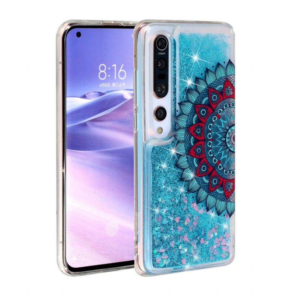 Hoesje voor Xiaomi Mi 10 / 10 Pro Mandala Met Pailletten