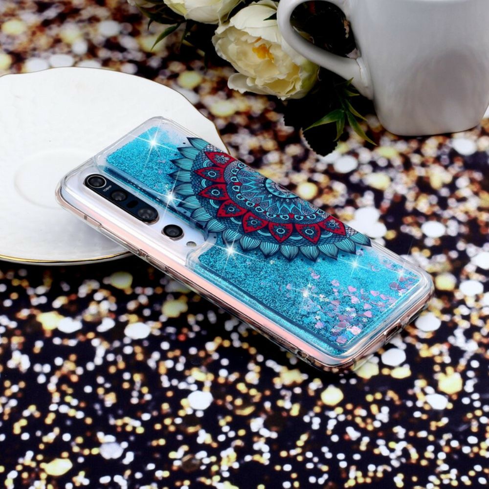 Hoesje voor Xiaomi Mi 10 / 10 Pro Mandala Met Pailletten