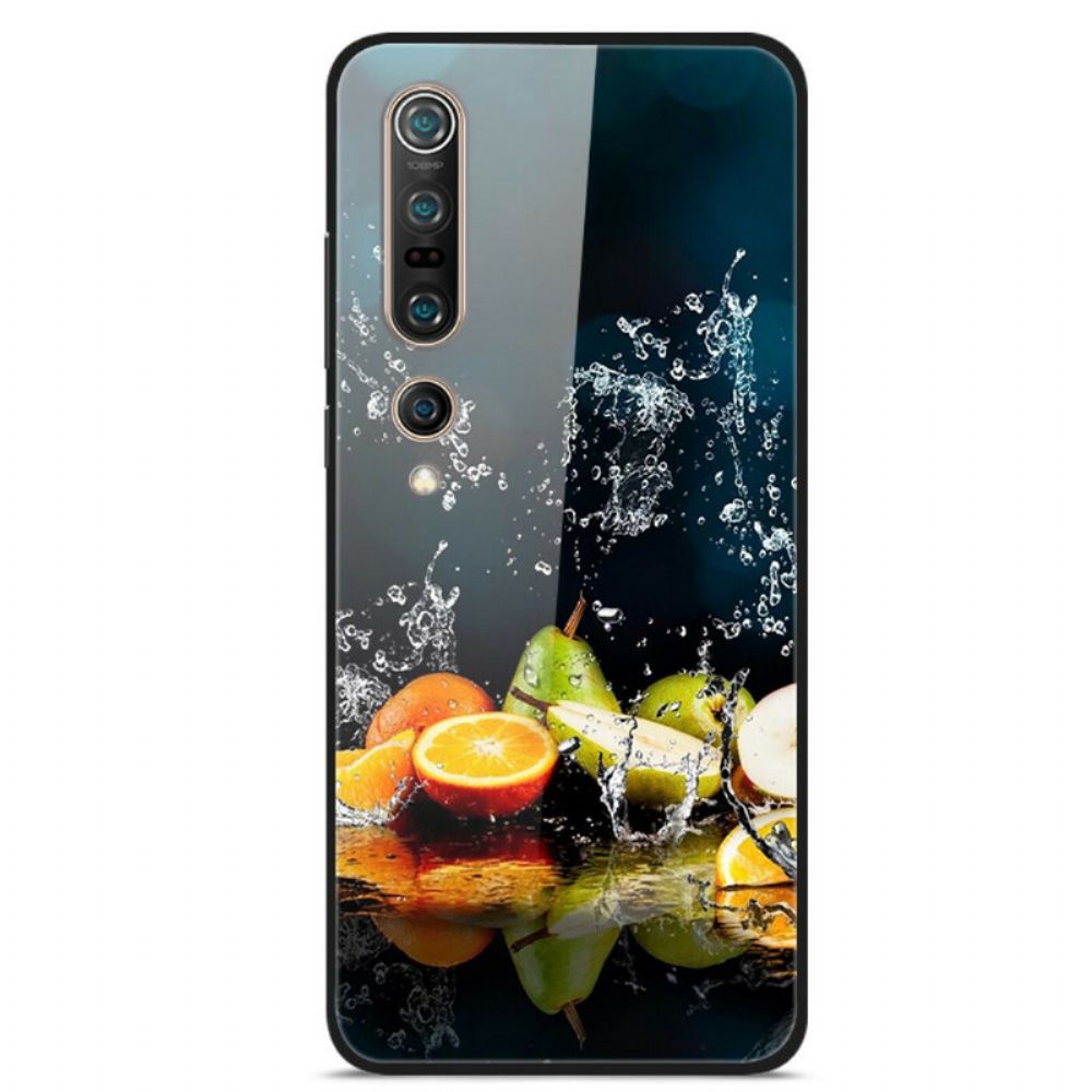 Telefoonhoesje voor Xiaomi Mi 10 / 10 Pro Citrus Splash Gehard Glas