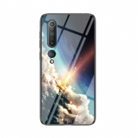 Telefoonhoesje voor Xiaomi Mi 10 / 10 Pro Schoonheid Gehard Glas