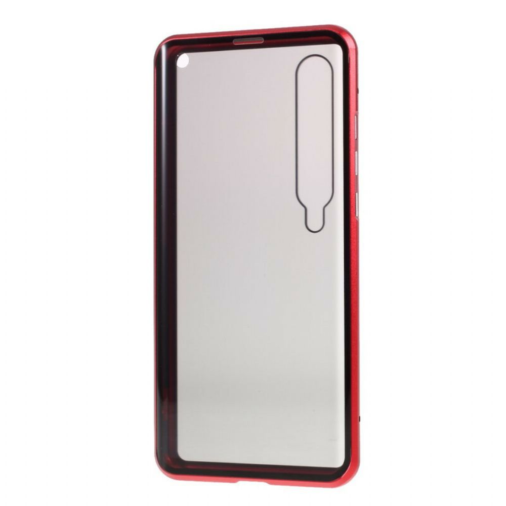 Telefoonhoesje voor Xiaomi Mi 10 / 10 Pro Voor- En Achterkant Van Gehard Glas En Metaal