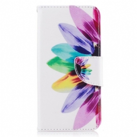 Folio-hoesje voor Samsung Galaxy J3 2017 Aquarel Bloem