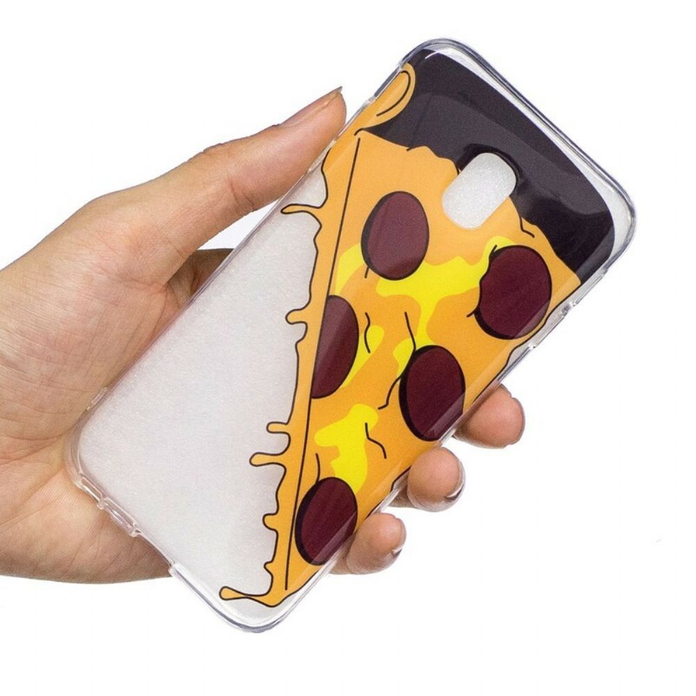 Telefoonhoesje voor Samsung Galaxy J3 2017 Hete Pizza