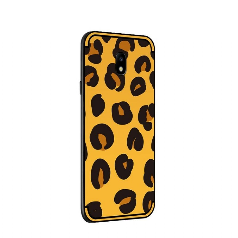 Telefoonhoesje voor Samsung Galaxy J3 2017 Nxe Leopard-spots