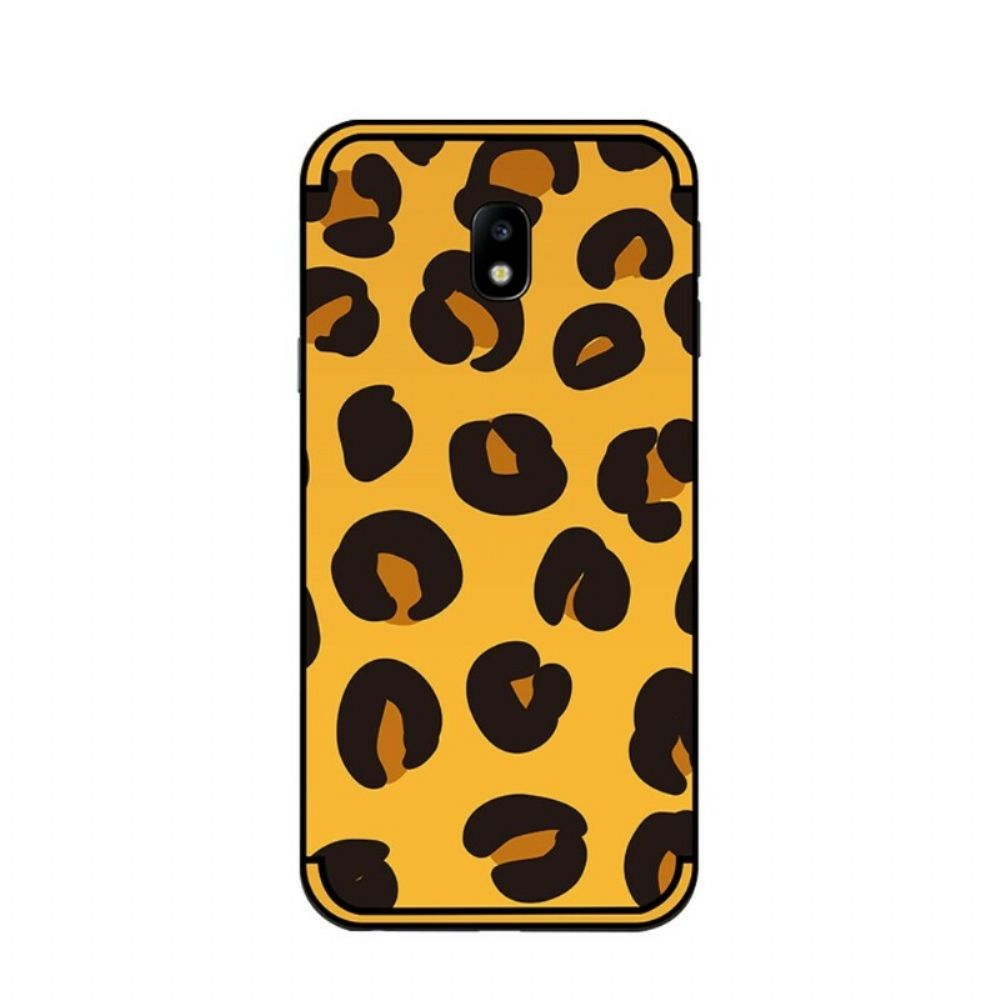 Telefoonhoesje voor Samsung Galaxy J3 2017 Nxe Leopard-spots