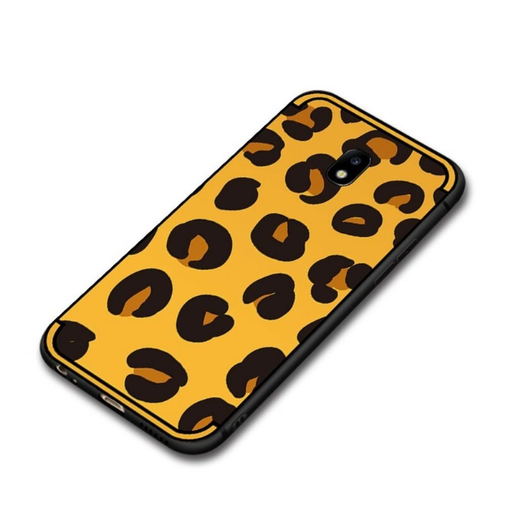 Telefoonhoesje voor Samsung Galaxy J3 2017 Nxe Leopard-spots