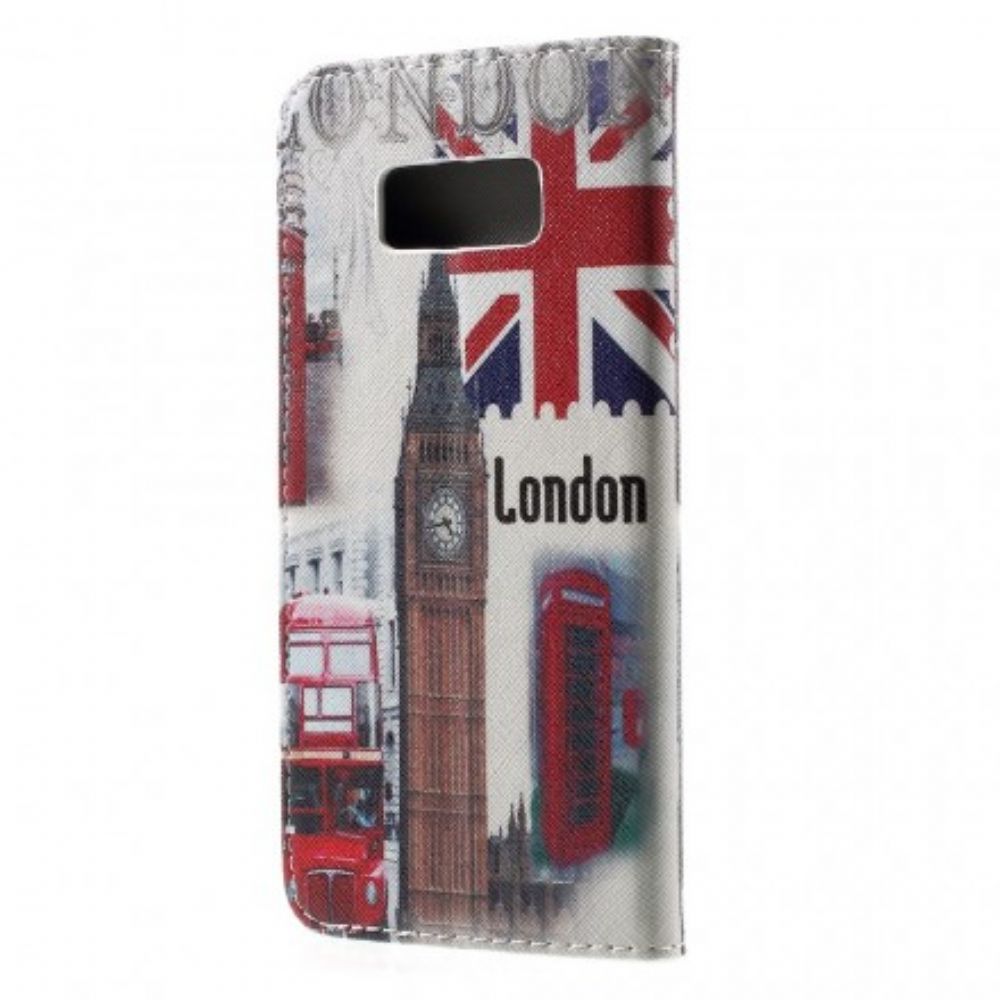 Folio-hoesje voor Samsung Galaxy S8 Plus Londen Leven