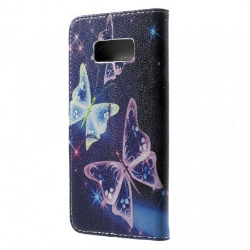 Folio-hoesje voor Samsung Galaxy S8 Plus Vlinders