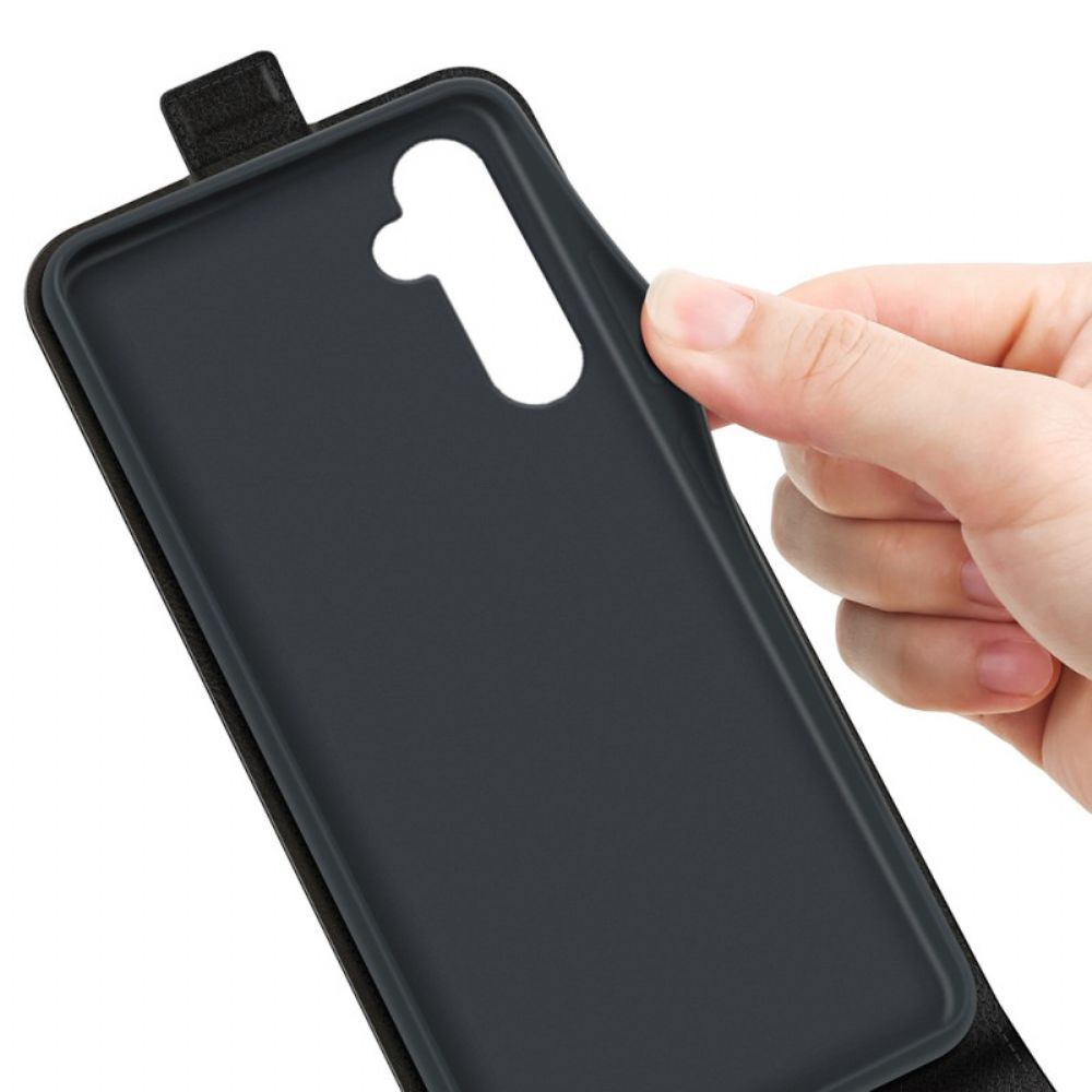 Flip Case Leren Samsung Galaxy S24 5g Verticale Klep