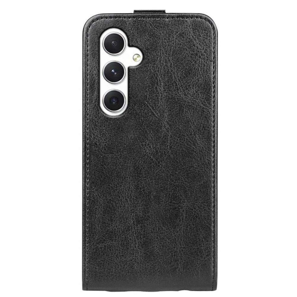 Flip Case Leren Samsung Galaxy S24 5g Verticale Klep