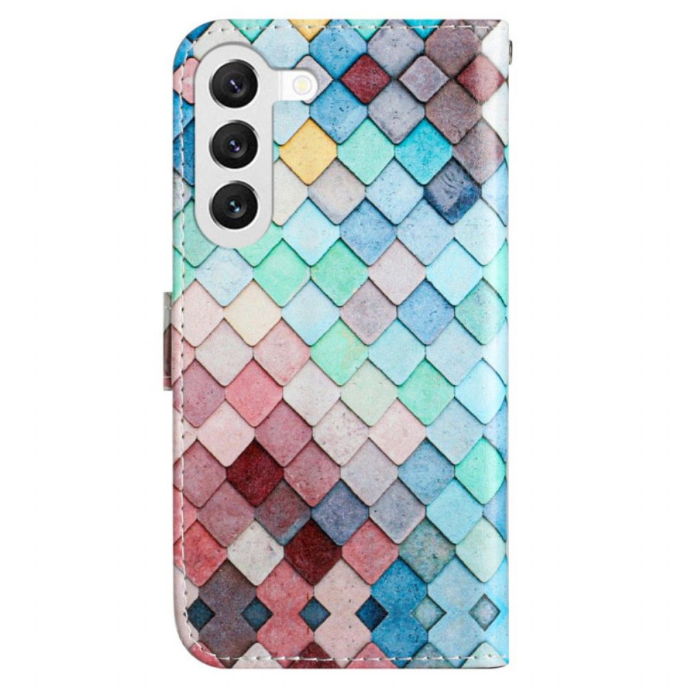 Folio-hoesje Samsung Galaxy S24 5g Bandroosters