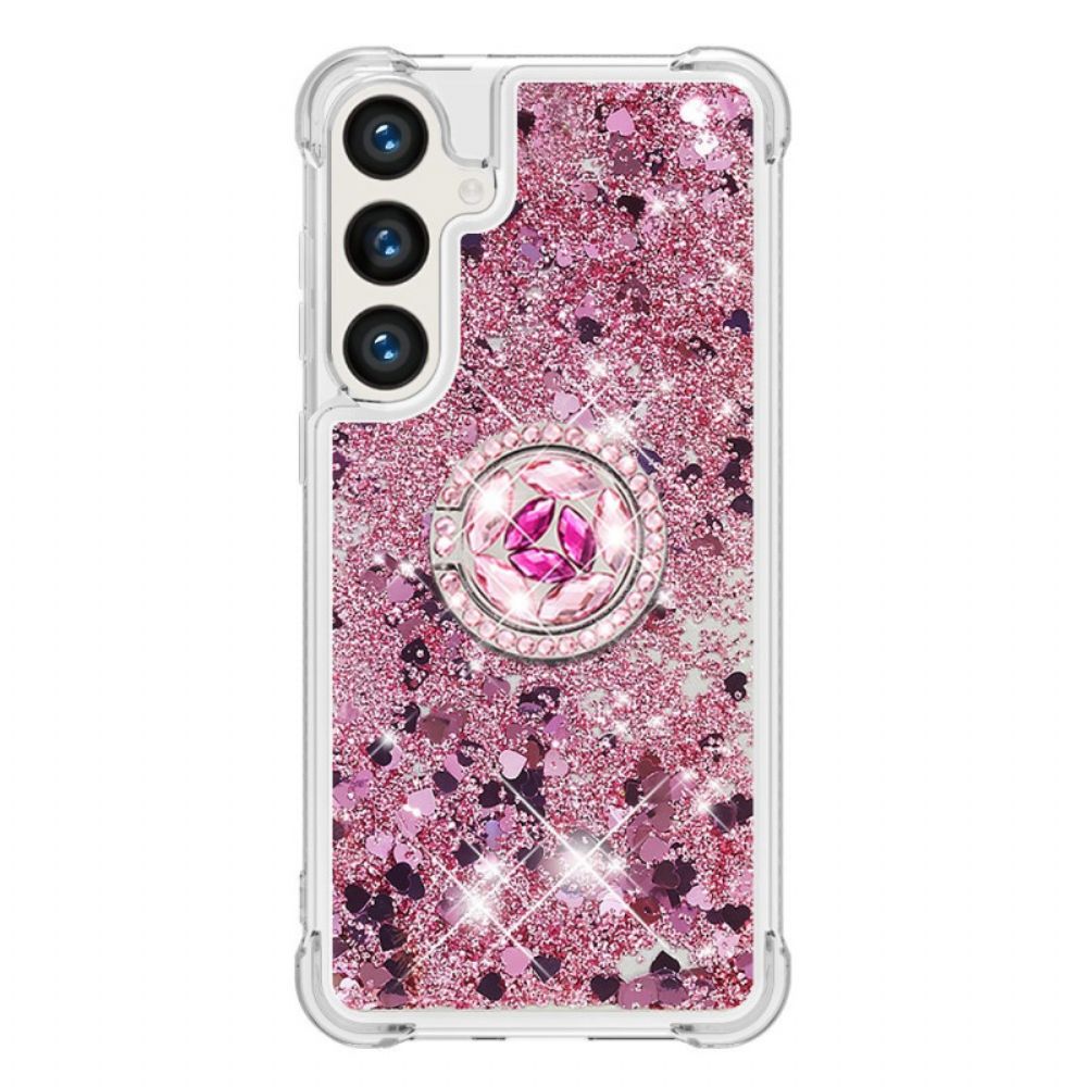 Hoesje Samsung Galaxy S24 5g Met Glittersteunring