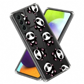 Hoesje Samsung Galaxy S24 5g Transparante Panda