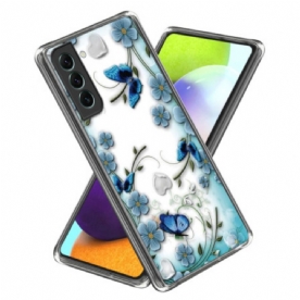 Hoesje Samsung Galaxy S24 5g Vlinders En Bloemen