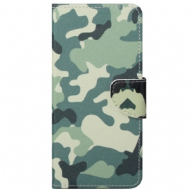 Folio-hoesje voor Moto G51 5G Militaire Camouflage