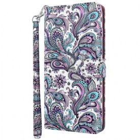 Folio-hoesje voor Moto G51 5G Paisley-patroon